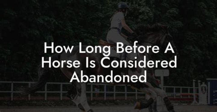 How long before a package is considered abandoned?