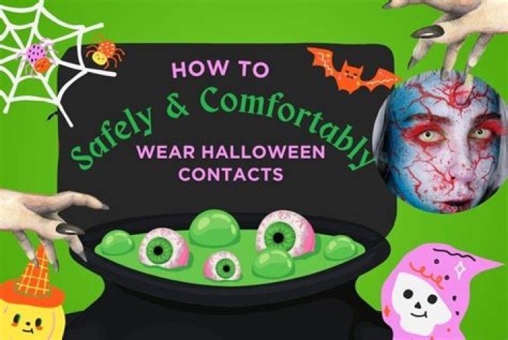 How long can I wear Halloween contacts?