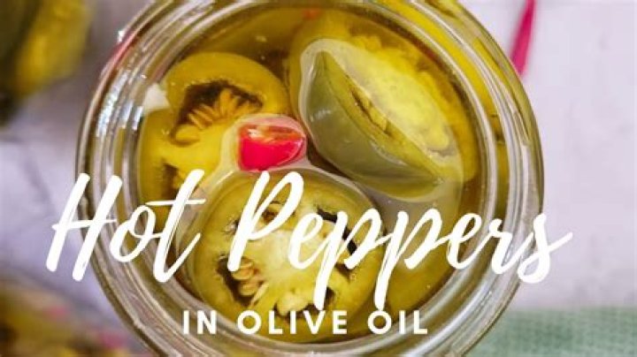 How long can you preserve peppers in olive oil?