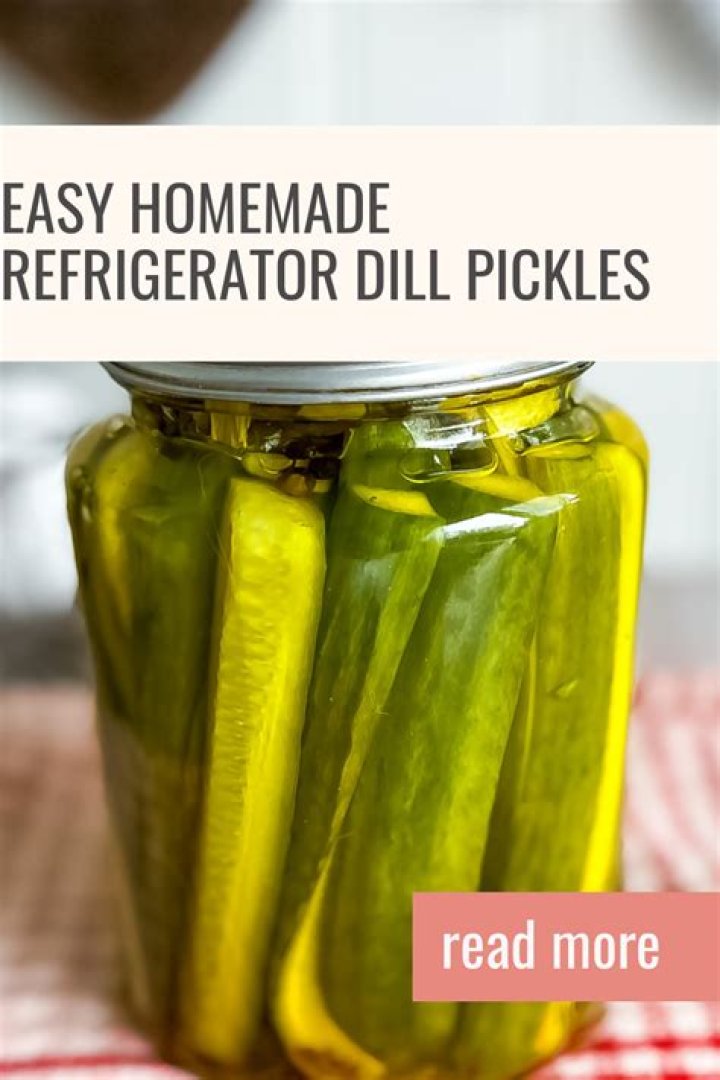 How long do homemade refrigerator pickles last?