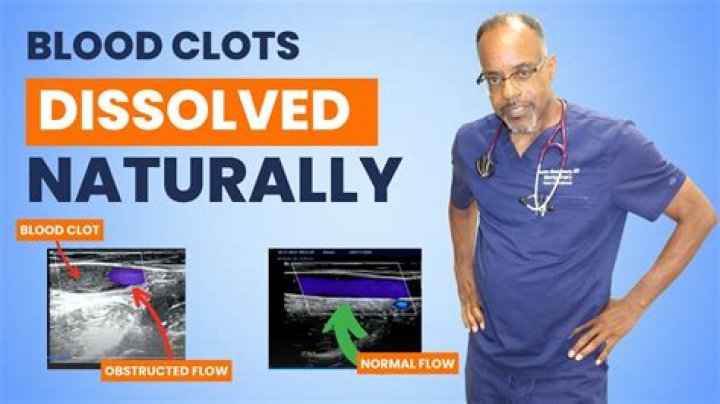 How long does it take for nattokinase to dissolve a blood clot?