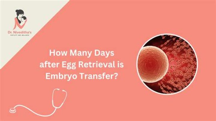 How long does it take for swelling to go down after egg retrieval?