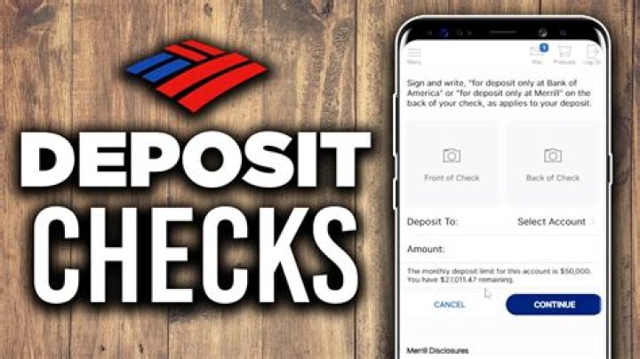 How long does it take for Wells Fargo to deposit a check online?