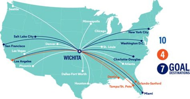 How long does it take to fly to Wichita KS to California?