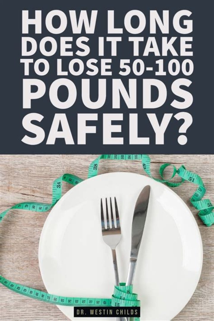How long does it take to safely lose 100 pounds?