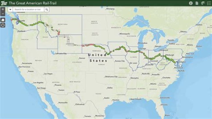 How long does the Great American Rail-Trail take?