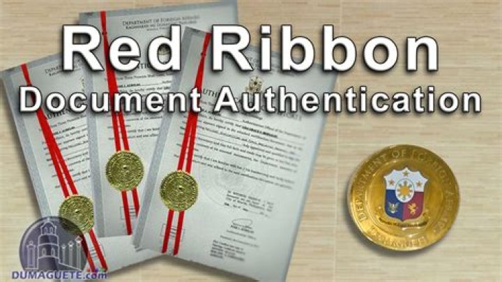How long is Red ribbon document valid?