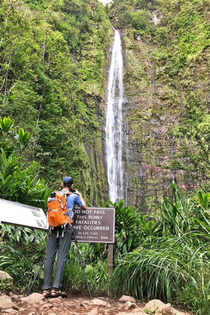 How long is the hike to Waimoku Falls?
