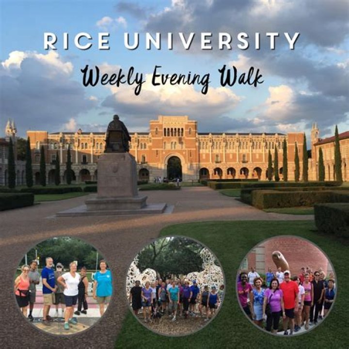 How long is the path around Rice University?