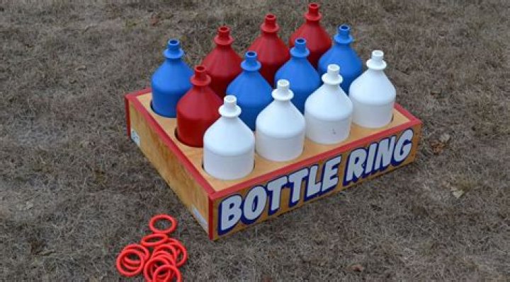 How many 2 liters are in a ring toss game?