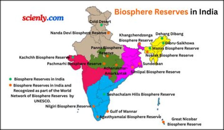 How many biosphere reserves are in USA?