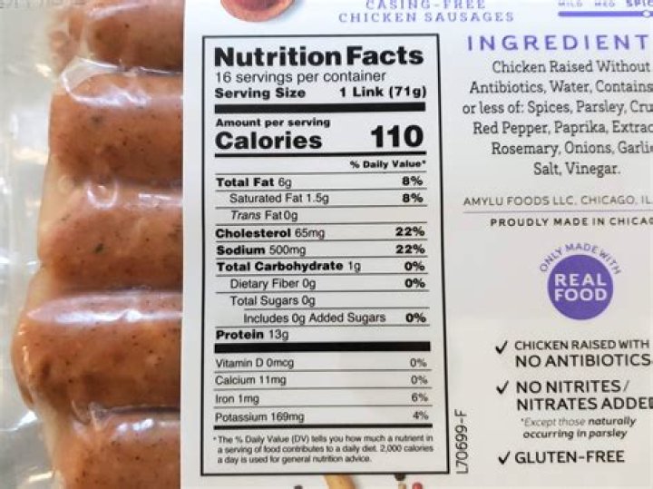 How many calories in a serving of ground sausage?