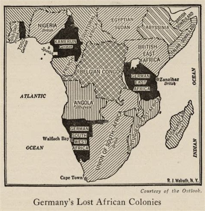 How many colonies did Germany have in 1914?