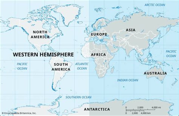 How many countries are in Western Hemisphere?