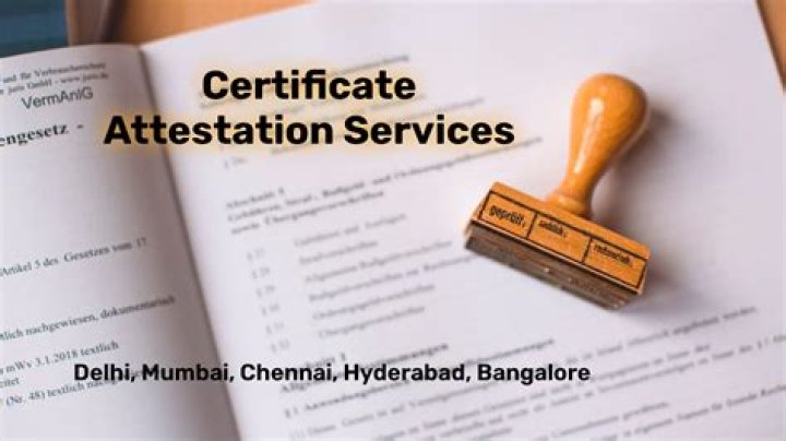 How many days will take for certificate attestation in India?
