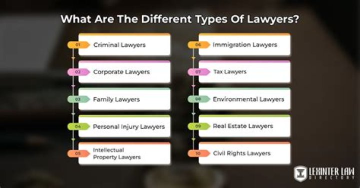 How many different type of lawyers are there?