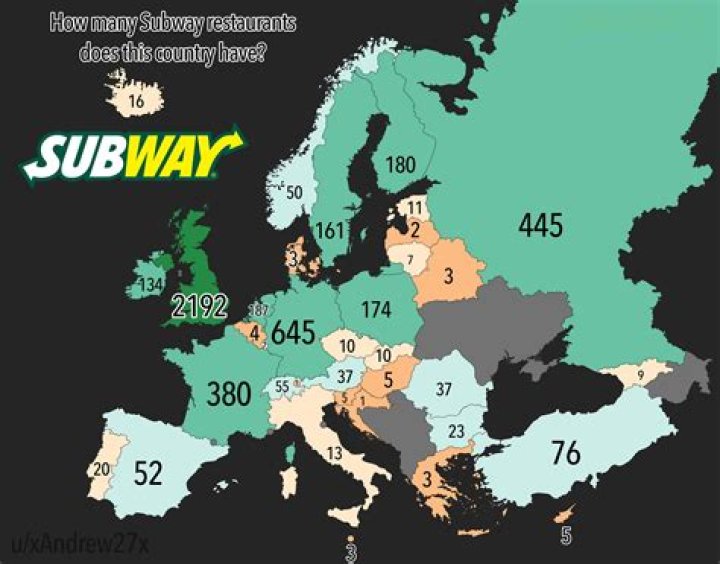 How many employees does Subway have in the United States?