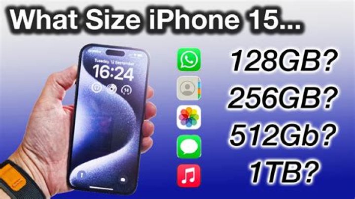 How many GB of storage does an iPhone 5S have?
