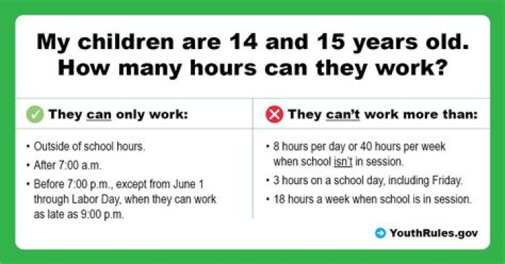 How many hours can a 14 year old work in KY?