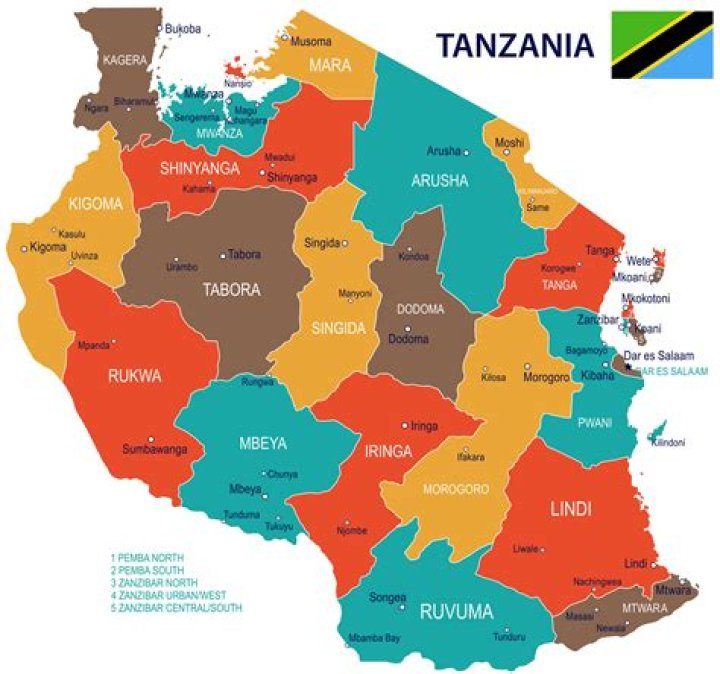 How many international airports does Tanzania have?