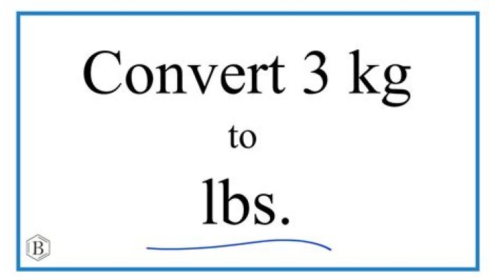 How many Litres is 3kg?