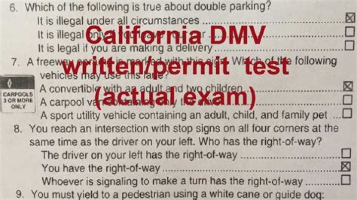 How many questions are on the Texas motorcycle test?
