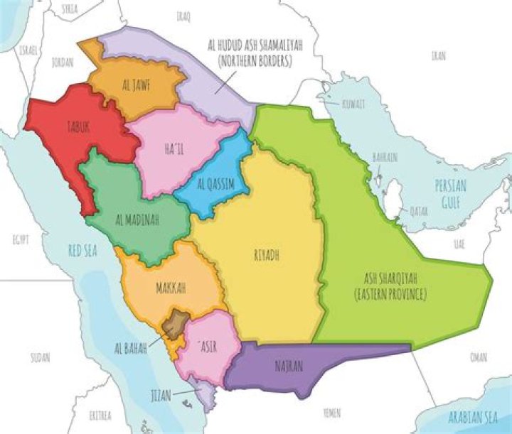 How many regions are in Iraq?