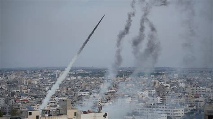 How many rockets has Palestine fired at Israel?