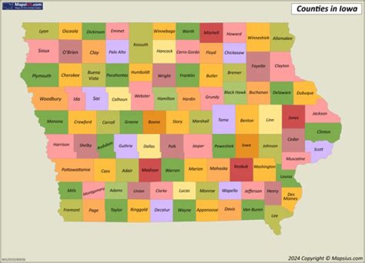 How many schools are in Polk County Iowa?