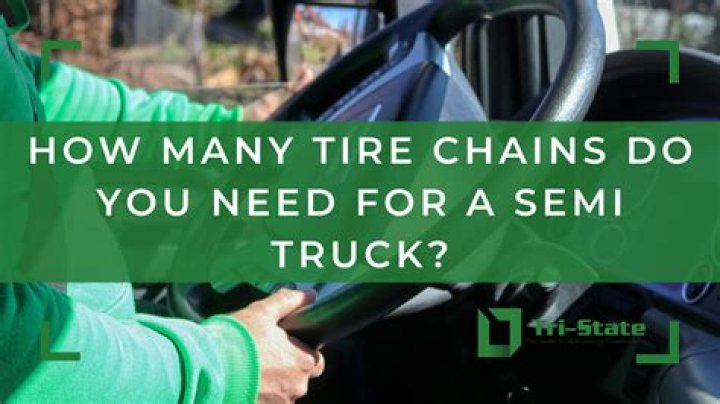 How many sets of chains do I need in California?
