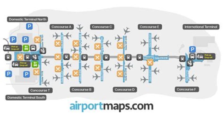 How many terminals are at BWI airport?