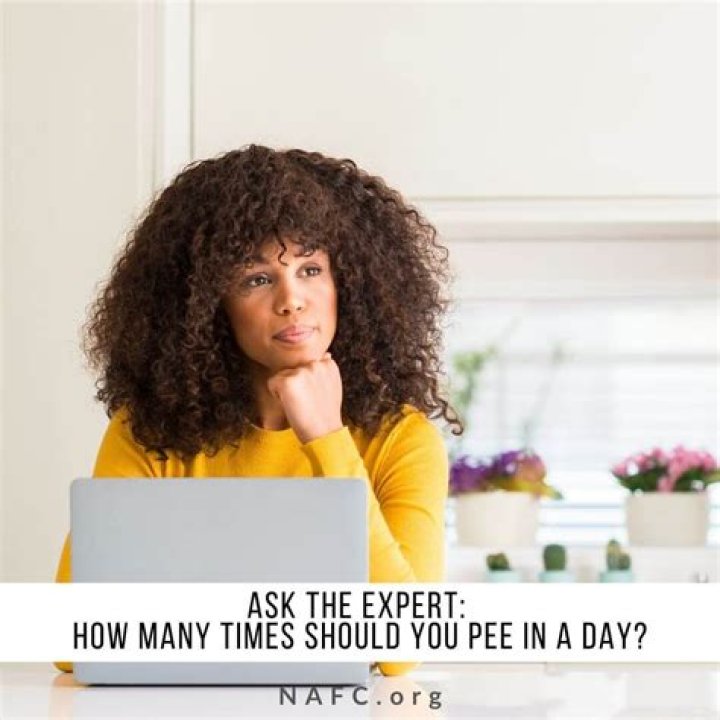 How many times should you pee a day on your period?