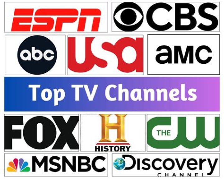 How many TV channels are available in the US?