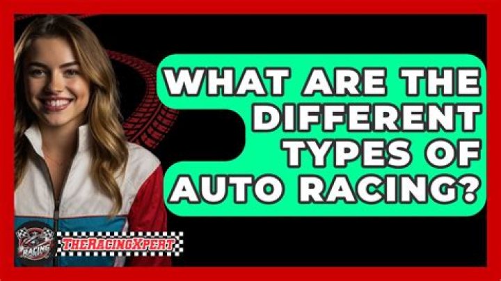 How many types of auto racing are there?