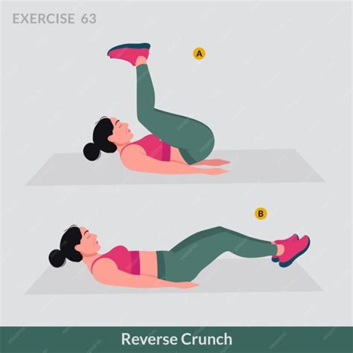 How many vertical leg crunches should you do?