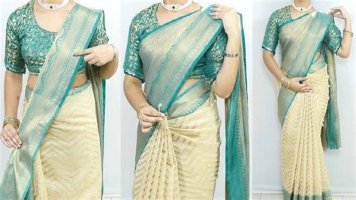 How many ways are there to drape a saree?