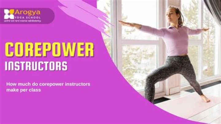 How much do CorePower yoga instructors make?