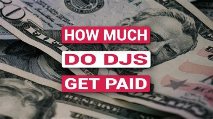 How much do DJ get paid?