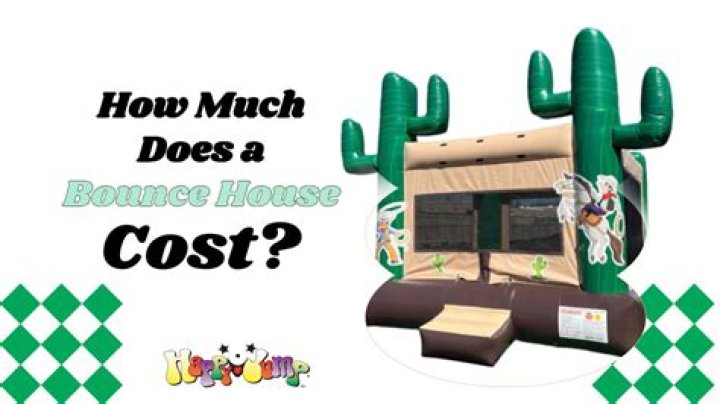 How much do jump houses cost?