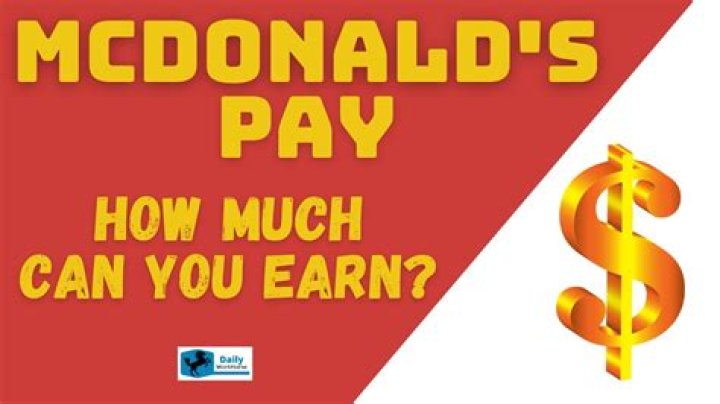 How much do Mcdonalds staff get paid?
