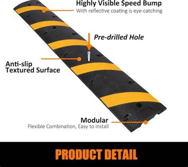 How much do rubber speed bumps cost?