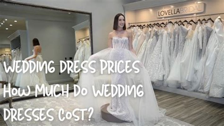 How much do wedding dresses resell for?