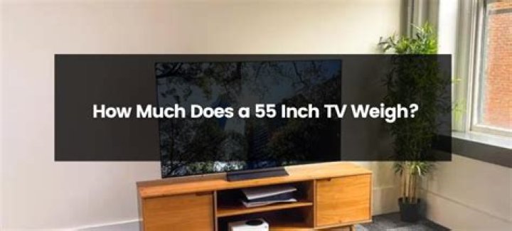 How much does a 46 inch TV weigh?