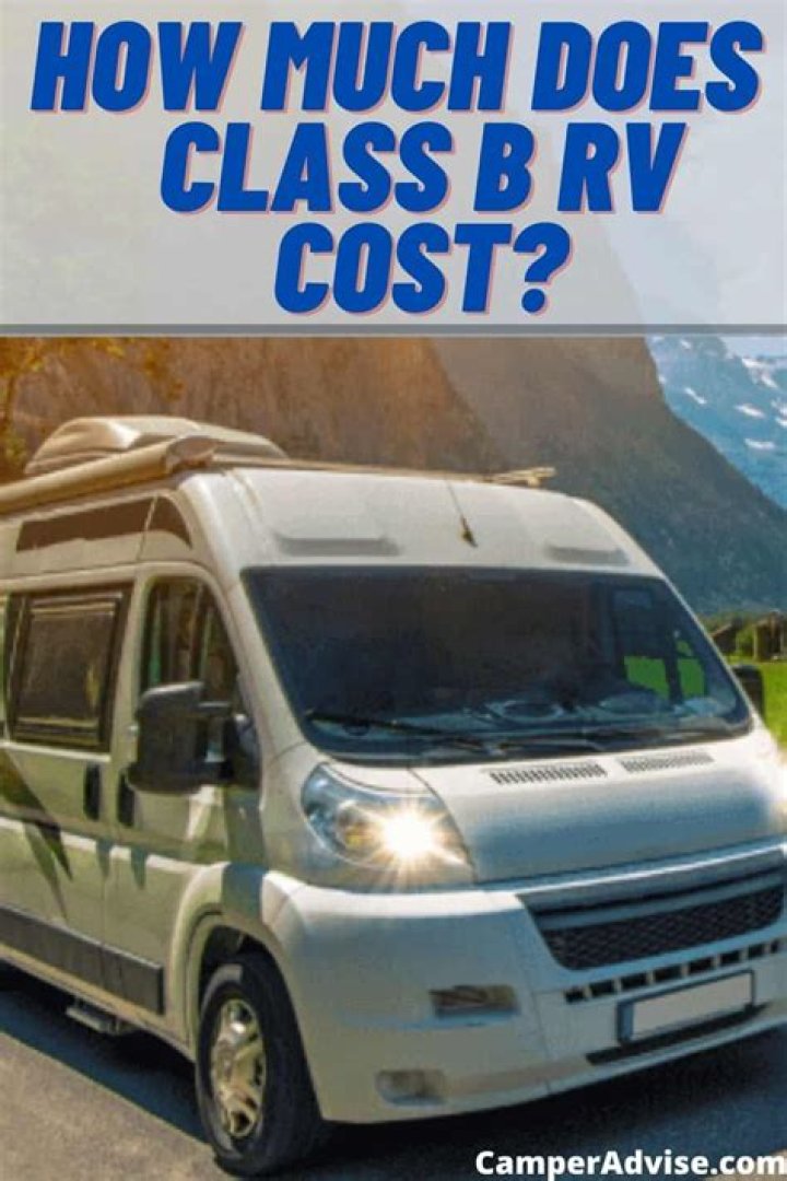 How much does a Class B RV cost?