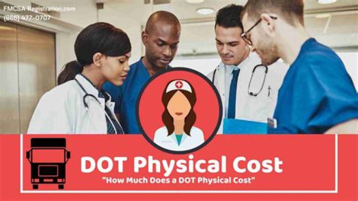 How much does a DOT physical cost in Utah?