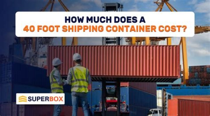 How much does a forty foot container cost?