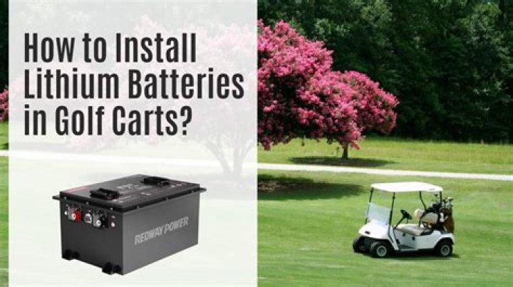 How much does a lithium golf cart battery cost?