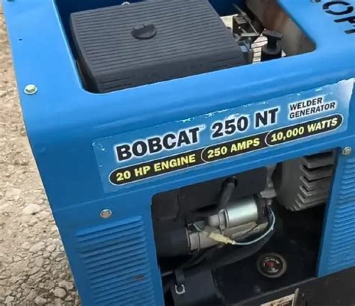 How much does a Miller Bobcat 250 welder weight?