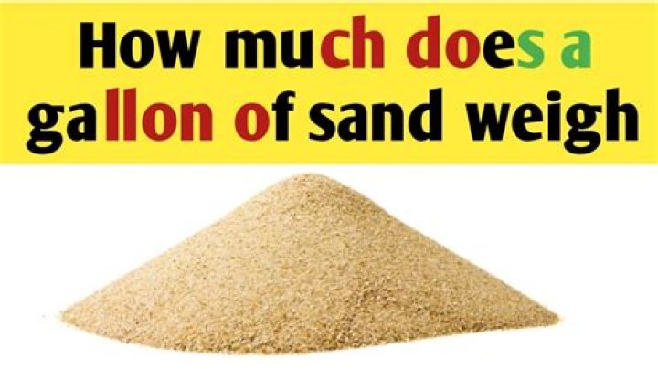 How much does a shovel full of sand weigh?