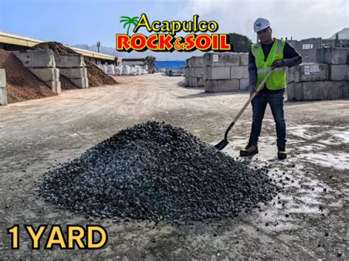 How much does a yard of red rock cost?